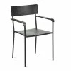 Serax August Armlehnstuhl 2er Set - 2 Stühle à Länge 49,4 Cm X Breite 48,8 Cm X Höhe 85 Cm - Schwarz