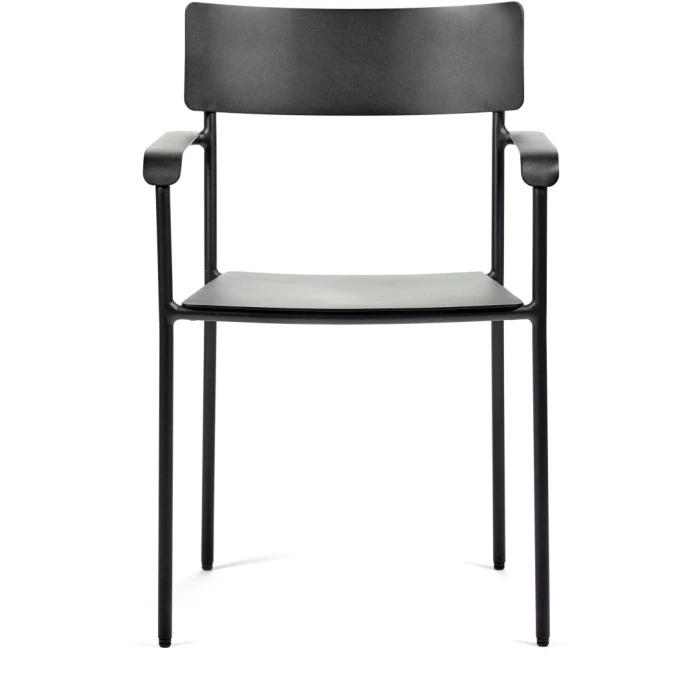 Serax August Armlehnstuhl 2er Set - 2 Stühle à Länge 49,4 Cm X Breite 48,8 Cm X Höhe 85 Cm - Schwarz – Bild 4