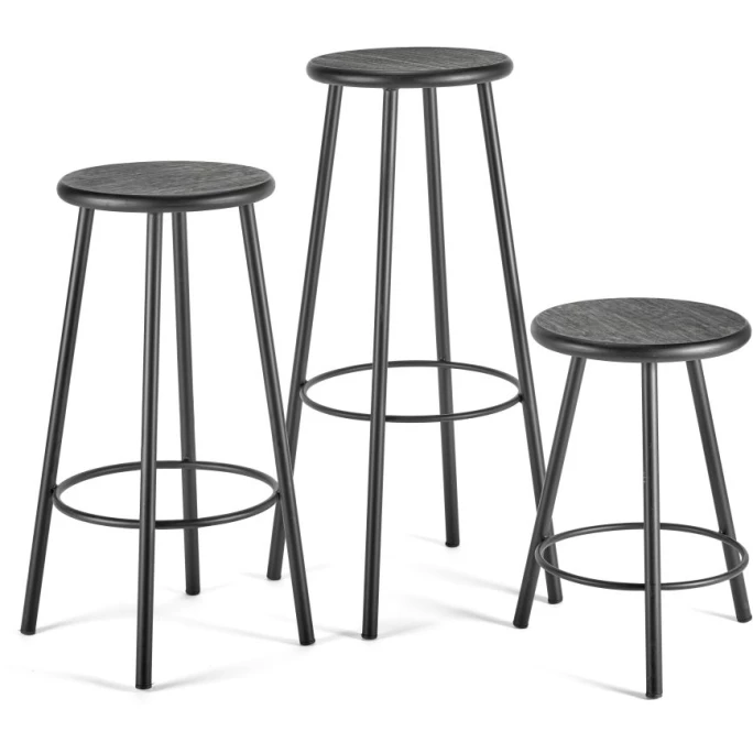 Serax Barhocker - ø 30 Cm - Höhe 46 Cm - Schwarz – Bild 3