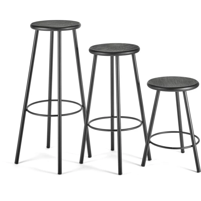 Serax Barhocker - ø 30 Cm - Höhe 46 Cm - Schwarz – Bild 4