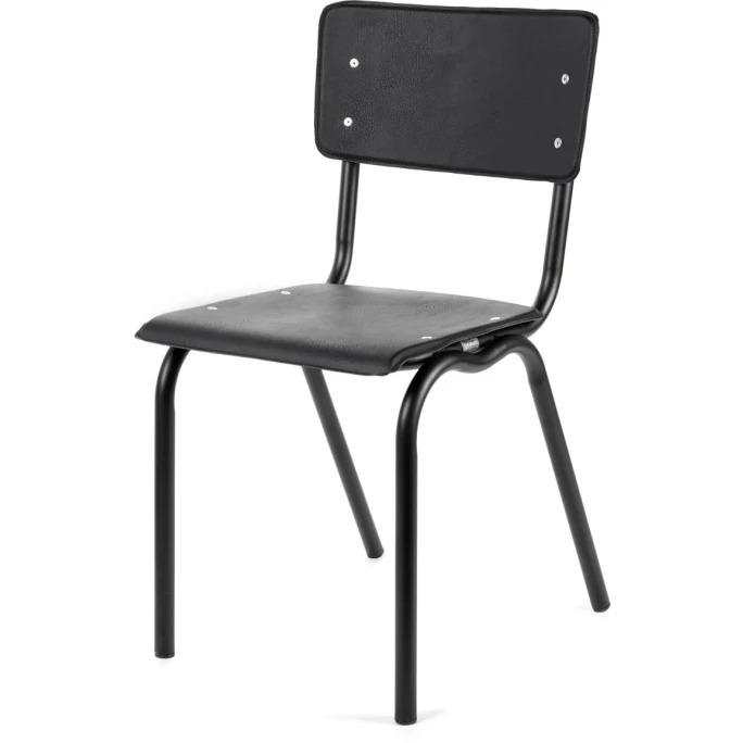 Serax Vinyl-Vinyl Stuhl 2er Set - 2 Stühle à Länge 50 Cm X Breite 41 Cm X Höhe 80 Cm - Schwarz