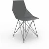 Vondom FAZ STAINLESS Stühle - 4er Set - 4er Set - 47x50x80 Cm - Schwarz