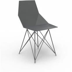Vondom FAZ STAINLESS Stühle - 4er Set - 4er Set - 47x50x80 Cm - Schwarz