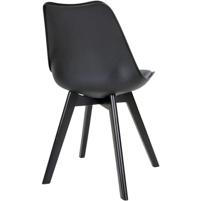 House Nordic Viborg Stuhl 2er-Set - 2er-Set - 55x48x87 Cm - Schwarz – Bild 3