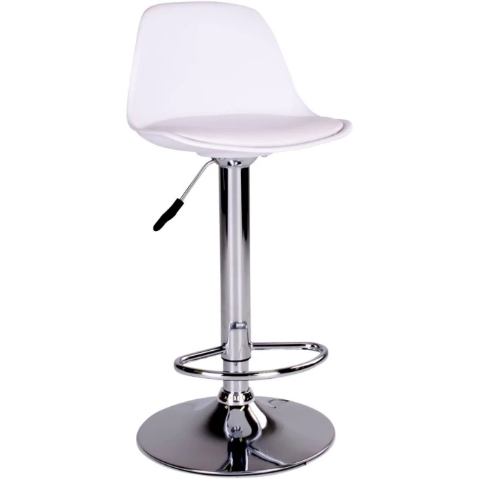 House Nordic Trondheim Barhocker 2er-Set - 2er-Set - 41x39x82-104 Cm - Weiß