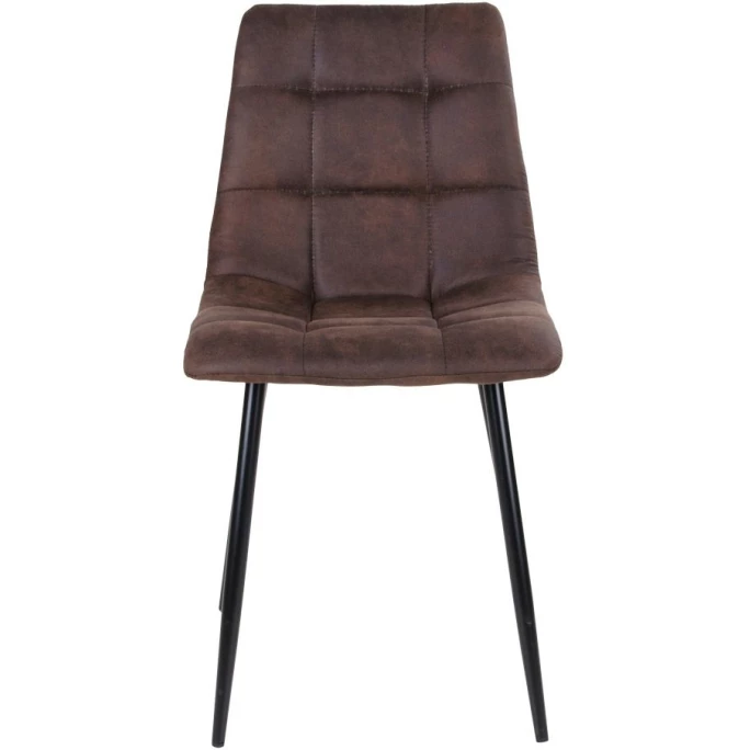 House Nordic Middelfart Stuhl 2er-Set - 2er-Set - 55x44x86 Cm - Dunkelbraun – Bild 2