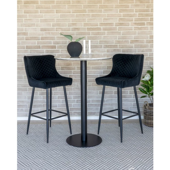 House Nordic Dallas Barhocker - 56x48x105 Cm - Schwarz – Bild 5