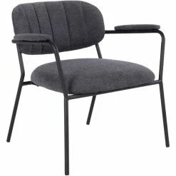 House Nordic Alicante Lounge Sessel - 61,5x72x68,5 Cm - Dunkelgrau