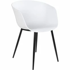 House Nordic Roda Stühle - 2er-Set - 2er-Set: 53x54,5x79 Cm - Weiß