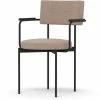 HK Living Dining Chair Stuhl Mit Armlehnen - 56x54x81 Cm - Morden