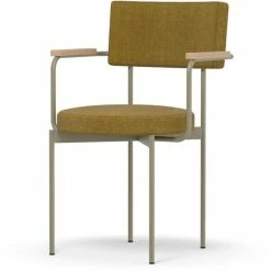 HK Living Dining Chair Stuhl Mit Armlehnen - 56x54x81 Cm - Goldhawk