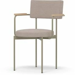 HK Living Dining Chair Stuhl Mit Armlehnen - 56x54x81 Cm - Upminster