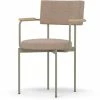 HK Living Dining Chair Stuhl Mit Armlehnen - 56x54x81 Cm - Morden