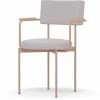 HK Living Dining Chair Stuhl Mit Armlehnen - 56x54x81 Cm - Kidstone
