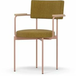 HK Living Dining Chair Stuhl Mit Armlehnen - 56x54x81 Cm - Goldhawk