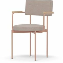 HK Living Dining Chair Stuhl Mit Armlehnen - 56x54x81 Cm - Upminster