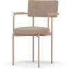 HK Living Dining Chair Stuhl Mit Armlehnen - 56x54x81 Cm - Morden