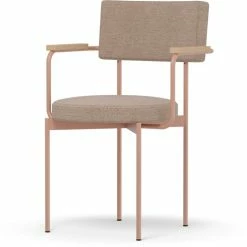 HK Living Dining Chair Stuhl Mit Armlehnen - 56x54x81 Cm - Morden