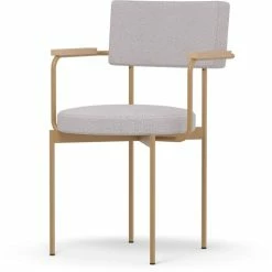 HK Living Dining Chair Stuhl Mit Armlehnen - 56x54x81 Cm - Kidstone