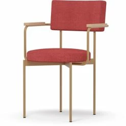 HK Living Dining Chair Stuhl Mit Armlehnen - 56x54x81 Cm - Askrigg