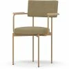 HK Living Dining Chair Stuhl Mit Armlehnen - 56x54x81 Cm - Kensington