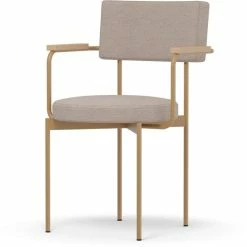 HK Living Dining Chair Stuhl Mit Armlehnen - 56x54x81 Cm - Upminster