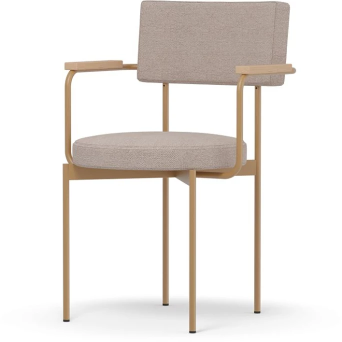 HK Living Dining Chair Stuhl Mit Armlehnen - 56x54x81 Cm - Upminster