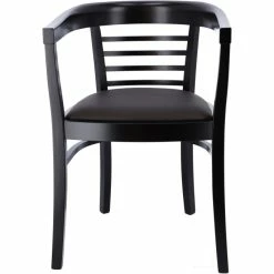 Jan Kurtz CHARLES Armlehnstuhl - 79x53x53 Cm - Wengefarben/dunkelbraun