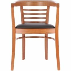 Jan Kurtz CHARLES Armlehnstuhl - 79x53x53 Cm - Kirschbaumfarben/dunkelbraun