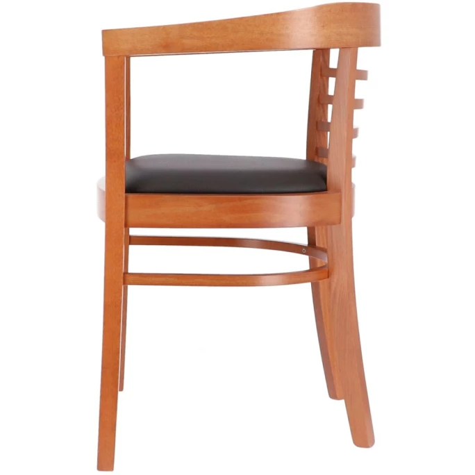 Jan Kurtz CHARLES Armlehnstuhl - 79x53x53 Cm - Kirschbaumfarben/dunkelbraun – Bild 3