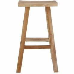 Jan Kurtz CURVE Barhocker - 72x50x40 Cm - Teak