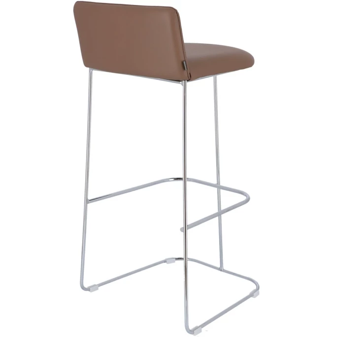 Jan Kurtz RAGNO Barhocker - 88x39x43 Cm - Chrom/taupe – Bild 3