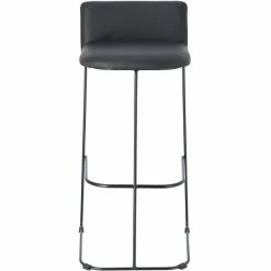 Jan Kurtz RAGNO Barhocker - 88x39x43 Cm - Schwarz/schwarz