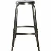 House Doctor Define Barhocker - Ø 45 Cm - Höhe 75 Cm - Gunmetal-grau