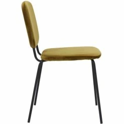 House Doctor Lao Esszimmerstuhl - 4er-Set - 4er-Set - 55x50x83 Cm - Dunkles Olivgrün