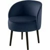 Fink Living ELLIS Velvet Polsterstuhl - B 59 Cm - H 71 Cm - T 57 Cm - Dunkelblau