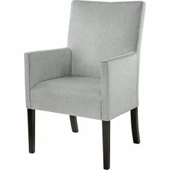 Fink Living DAVID Panama Polsterstuhl Mit Armlehnen - B 60 Cm - H 95 Cm - T 63 Cm - Mint