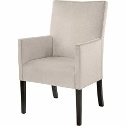 Fink Living DAVID Panama Polsterstuhl Mit Armlehnen - B 60 Cm - H 95 Cm - T 63 Cm - Rose