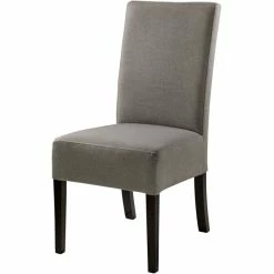 Fink Living MIRCO Stuhl In Leinenoptik - B 46 Cm - H 98 Cm - T 61 Cm - Stone