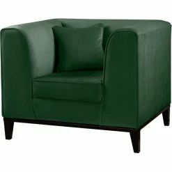 Fink Living MAXIM Velvet Sessel - B 101 Cm - H 83 Cm - T 84 Cm - Grün