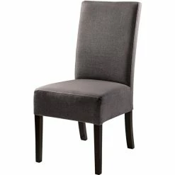 Fink Living MIRCO Melange Polsterstuhl - B 46 Cm - H 98 Cm - T 61 Cm - Braun