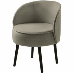 Fink Living ELLIS Melange Polsterstuhl - B 59 Cm - H 71 Cm - T 57 Cm - Taupe