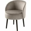Fink Living ELLIS Magic Velvet Polsterstuhl - B 59 Cm - H 71 Cm - T 57 Cm - Taupe