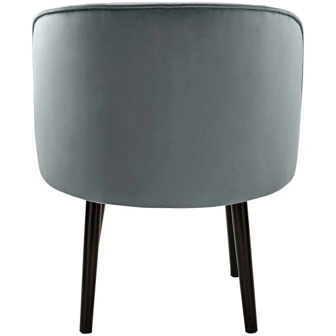 Fink Living ELLIS Magic Velvet Polsterstuhl - B 59 Cm - H 71 Cm - T 57 Cm - Dunkelgrau – Bild 3