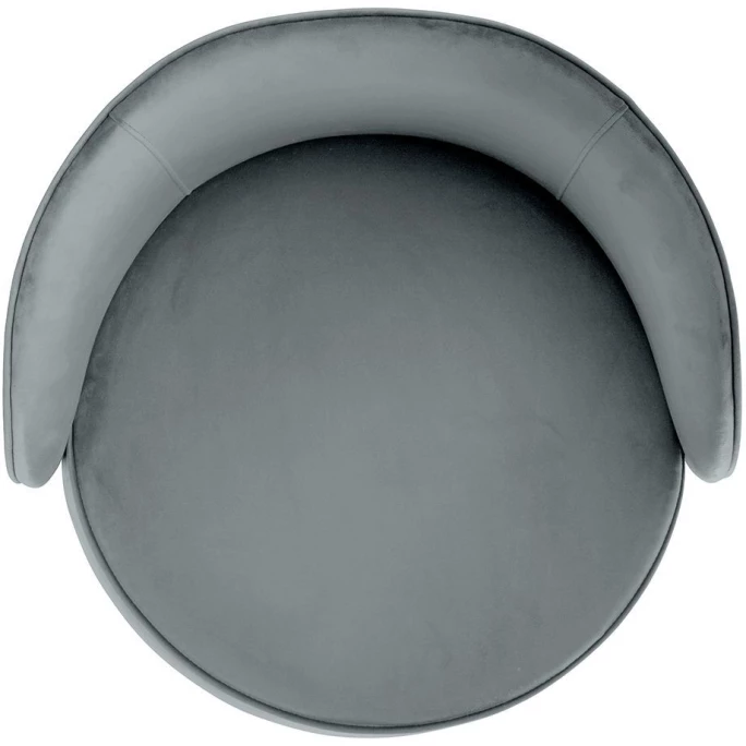 Fink Living ELLIS Magic Velvet Polsterstuhl - B 59 Cm - H 71 Cm - T 57 Cm - Dunkelgrau – Bild 4