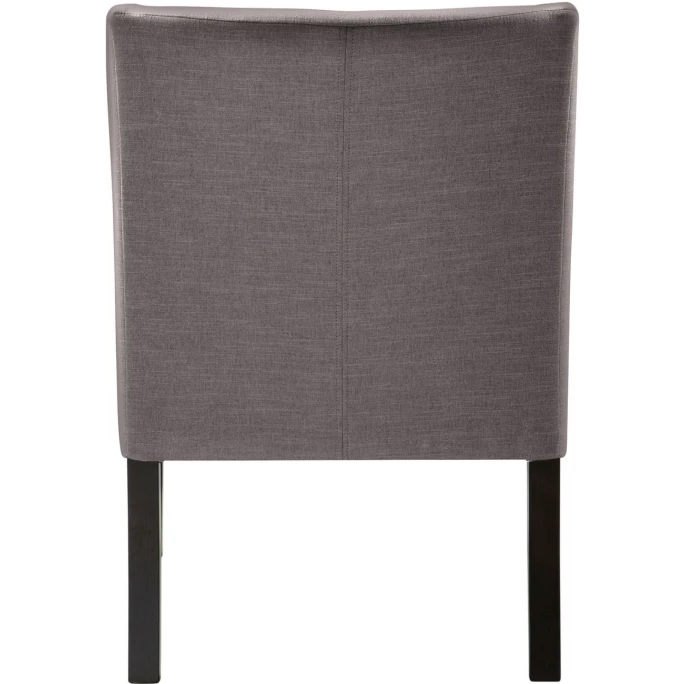 Fink Living MARTIN Melange Polsterstuhl Mit Armlehnen - B 60 Cm - H 84 Cm - T 61 Cm - Braun – Bild 3