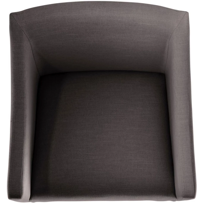 Fink Living MARTIN Melange Polsterstuhl Mit Armlehnen - B 60 Cm - H 84 Cm - T 61 Cm - Braun – Bild 4