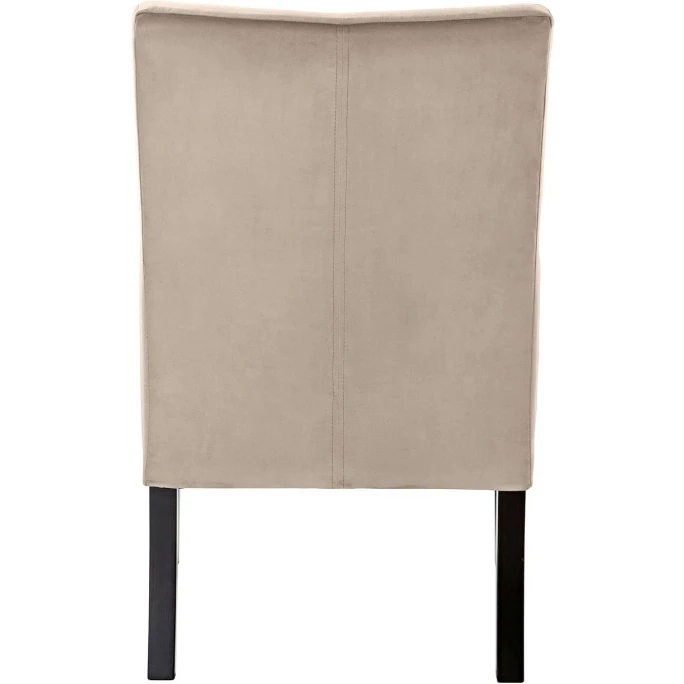 Fink Living DAVID Magic Velvet Polsterstuhl Mit Armlehnen - B 60 Cm - H 95 Cm - T 63 Cm - Creme – Bild 3