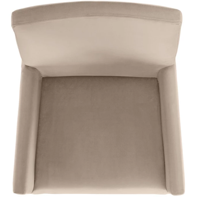 Fink Living DAVID Magic Velvet Polsterstuhl Mit Armlehnen - B 60 Cm - H 95 Cm - T 63 Cm - Creme – Bild 4