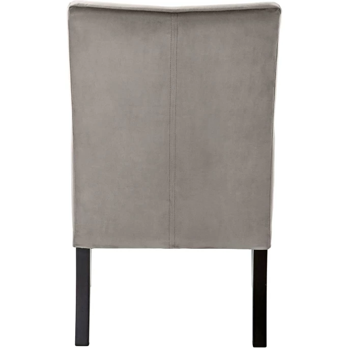 Fink Living DAVID Magic Velvet Polsterstuhl Mit Armlehnen - B 60 Cm - H 95 Cm - T 63 Cm - Zink – Bild 3